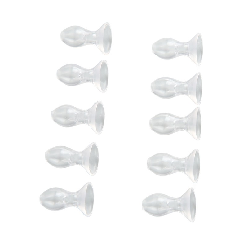 10pcs Hearing Amplifier Dome Silicone Ear Tip Earplug Replacement Accessory