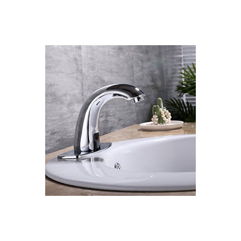 Charmingwater Touchless Bathroom Sink Faucet, Motion Automatic Sensor Faucet with