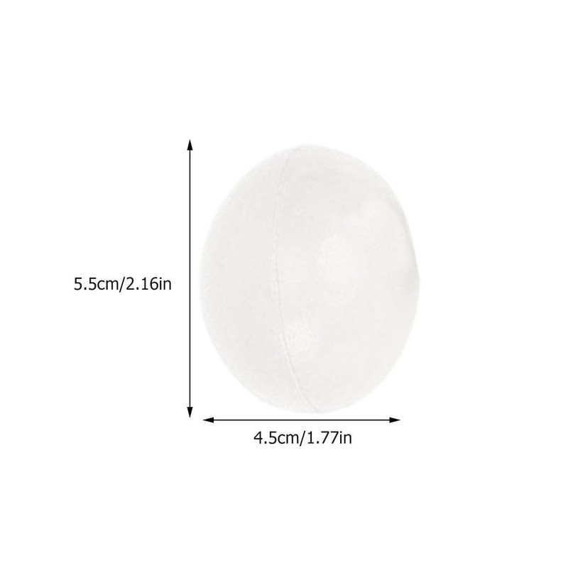 Kisangel Chicken Coop Eggs: 30Pcs White Fake Eggs, DIY Crafts,
