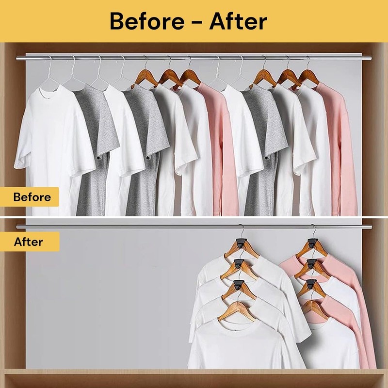 Spendeal 36 Pcs Clothes Hanger Connector Hooks, Space Saving Hanger