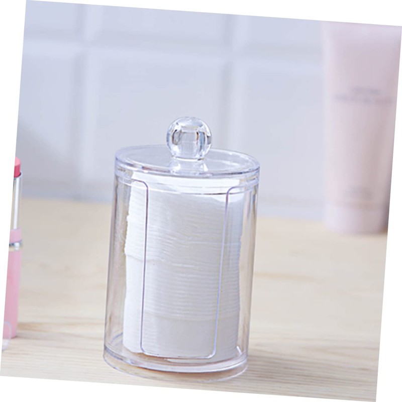 Zerodeko 2 Pcs Household Swab Organizer Double Layer Cotton Pad