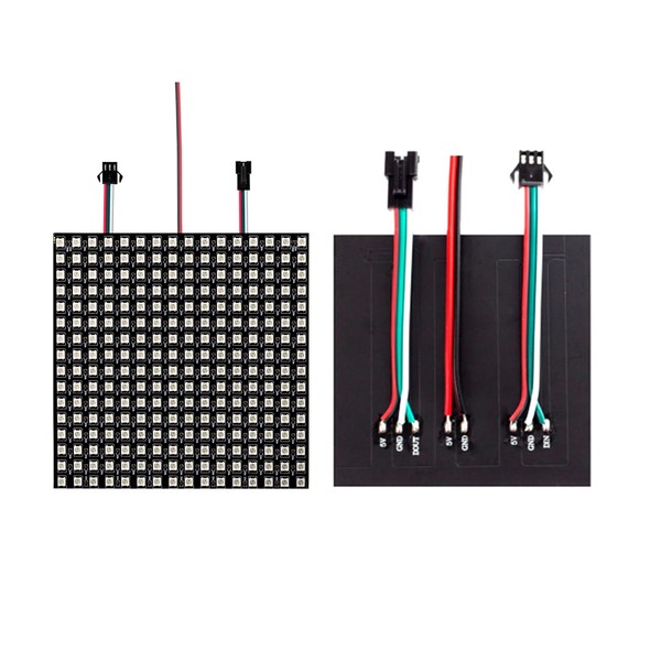 SVFISHKK WS2812B RGB LED Digital Individually Addressable Panel Light LED