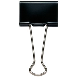 Rapesco 19mm Foldback Clip - Black (Pack of 10, 10 Pieces each)