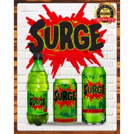 Surge Soda - Coca-Cola Company - 1990s - Metal Sign 11 x 14