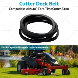 MAX COOL Cutter Deck Belt Suitable for 48" Toro TimeCutter Z480 Ride on Mowers Replaces 108-7192