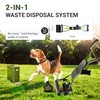 PREMJIN Dog Poop Trash Can Outside with Poop Scooper for