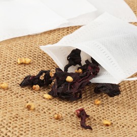 lahnao 400Pcs Tea Bags Empty, 7x9/5.5x7cm Reusable Tea Bags, Spice Bags for Cooking with Drawstring, Empty Tea Bags for Loose Tea, Spices, Coffee and Herbs