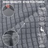 JIVINER High Stretch Couch Covers for 3 Cushion Couch 1-Piece