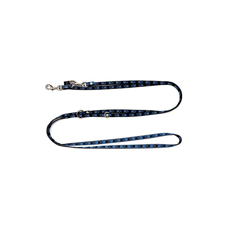 elropet Double Dog Lead, Paw Print, for Small Dogs, 3