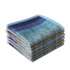Mens Luxury 100% Cotton Handkerchiefs Plaid 6PCS
