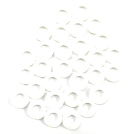 Cabone Rings, Plastic, Knitting Accessory, Crochet, Button Mold Form, Sewing, Stitch Markers (1/2 inch, 30-Pack)