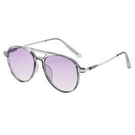 HGIOOIGH Unisex Classic No Polarized Aviator Bifocal Reading Sunglasses