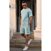 Fastkoala Men's Tracksuit Outfit Set Two Piece Round Neck Suits
