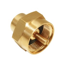 Hooshing 1LB Propane Gas Bottle Refill Adapter with 1/4" NPT Female Thread Soild Brass Fitting