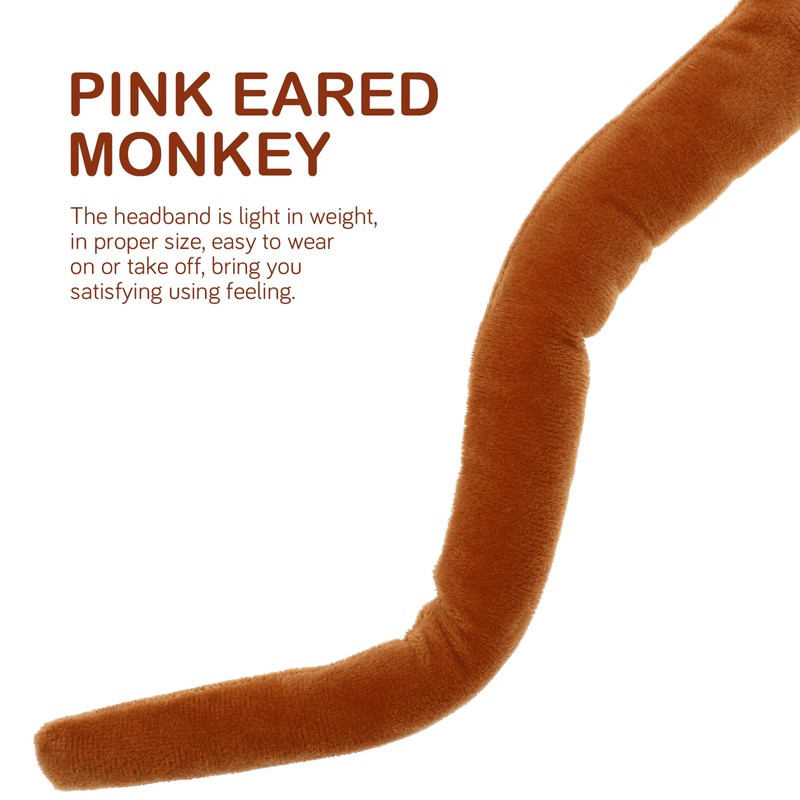 MAGICLULU 1 Set Monkey Ear Headwear Monkey Ears Tail Bow
