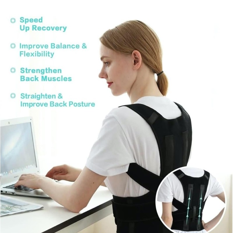 UK+ PRO CARE Posture Corrector Support for Men And Women,