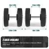 Zoofen 8 Pcs Luggage Replacement Wheels 60 x 12mm Double