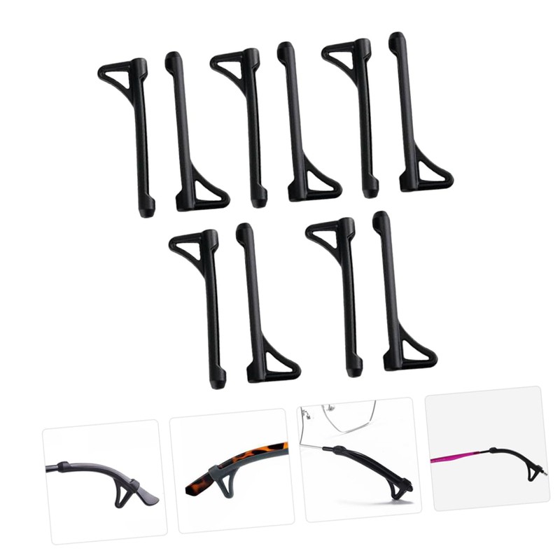 Operitacx 1 Satz 5 Paare rutschfeste Abdeckung gläser Brille Accessoire