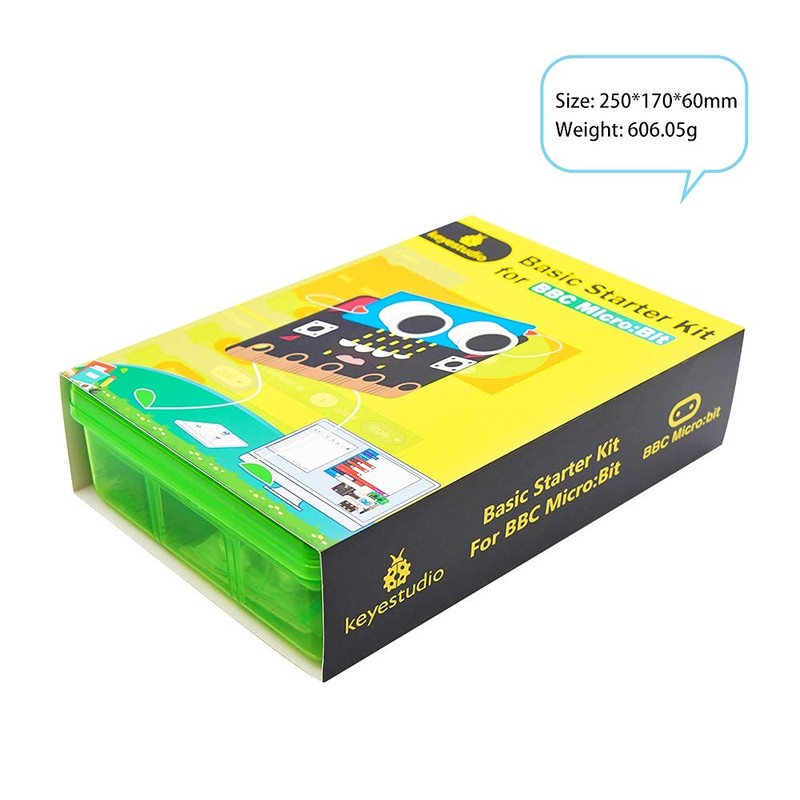 KEYESTUDIO Basic Starter Kit for Microbit V2.2 V1.5 (Not Included),
