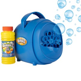 Mega Bubble Machine for Kids | Includes Bubble Solution & Retractable Carry Handle | Kids Automatic Bubble Blower, Outdoor Toy for Toddlers & Children, Perfect for Garden, Parties & Birthdays | Age 3+