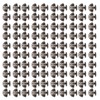 100 Sets Mushroom Rivets Round Head 10mm Electroplating Semicircle Alloy