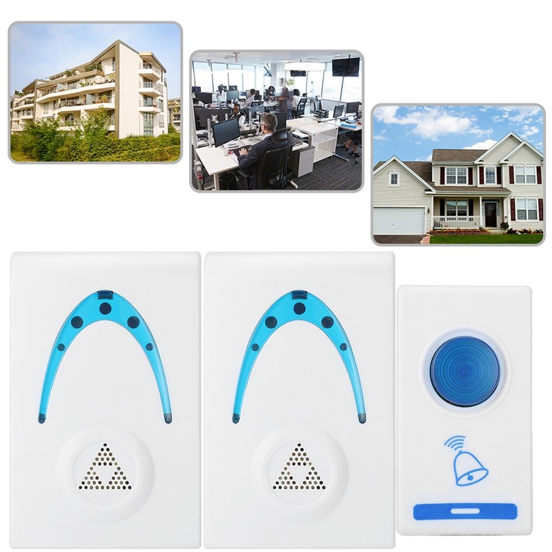 32 Melodies 1 Remote Button 2 Plugin Receivers Wireless Door