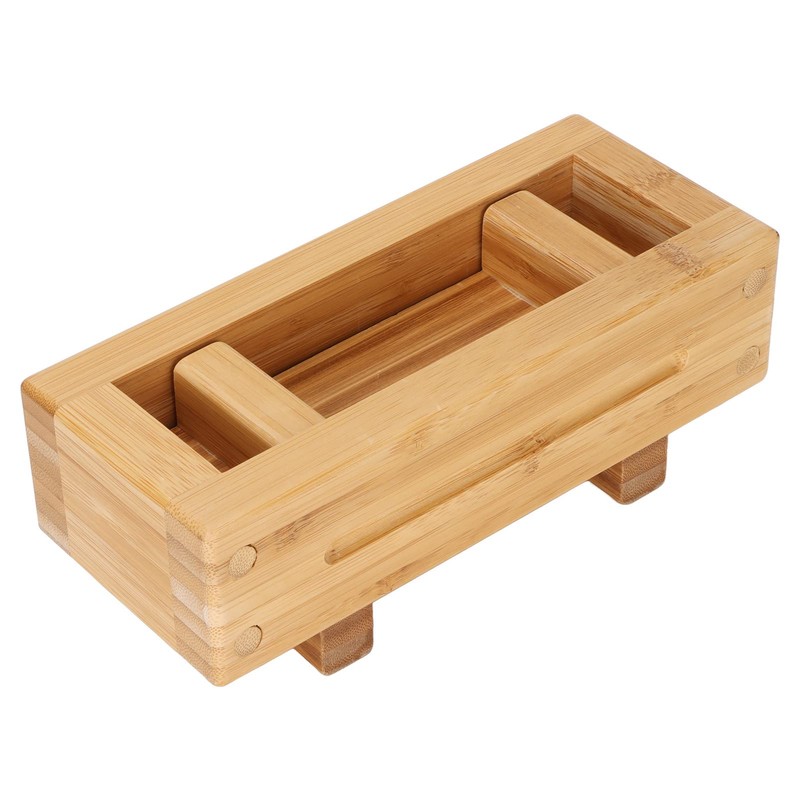 TOPINCN Wooden Sushi Press Mould, Rectangular Sushi Press Machine, Oshizushi
