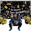 Go Shawty It's Your Birthday Backdrop and Balloons Kit,Hip Hop