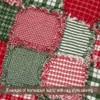 Perfect Green Stripe Cotton Homespun Plaid Fabric by JCS -
