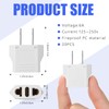 EBOOT 20 Pack EBOOT Europe to USA Plug Adapter American
