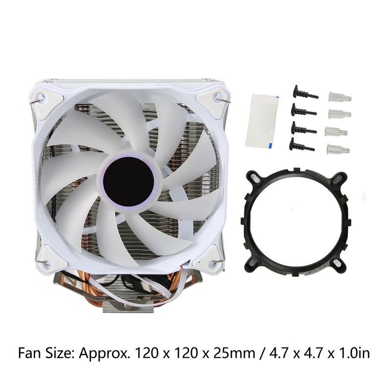 ARGB CPU Air Cooler AGHP 4 Copper Heat Pipes Hydraulic