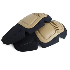 SHENKEL Crye Type Kneepads G2 Tan Tan Knee Pads Replacement Pads for konbattopantu Protector Survival Game Pad – 004tan