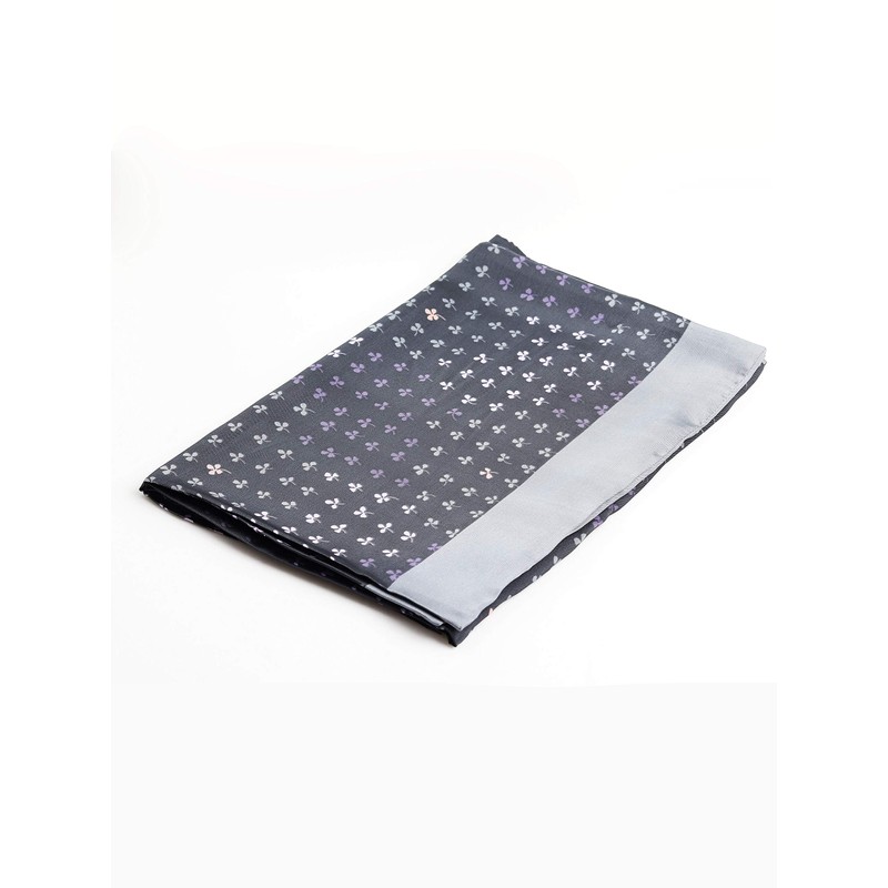 WANYING Men Silk Scarf from Artificial Silk Double Layers Long