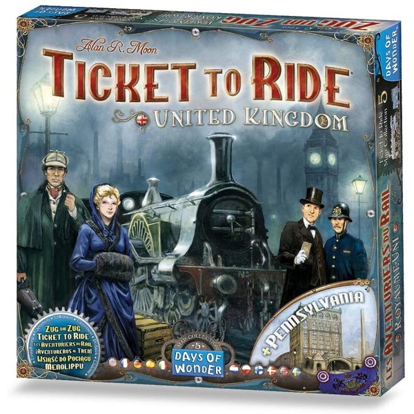 Days of Wonder Ticket to Ride: United Kingdom Map Collection Five Multi Standard