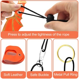 Bearded Dragon Lizard Harness and Leash,3 Size Pack Leather Dinosaur Wing Reptile Safety Walking Leash Harness Set for Bearded Dragon Lizard Costume