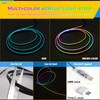 Dreamcolor Interior Acrylic Car Light Strip, 2 in 1 Car