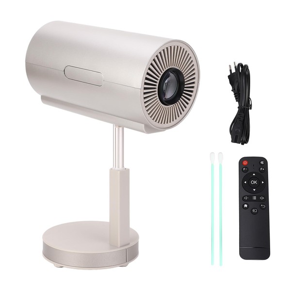Smart Mini Projector, 4K 1080P HD Home Projector Support Hidden