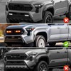 ZDEERAOTO 4pc Smoked Housing Amber LED Front Grille Lights DRL
