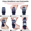 Correas para Equipaje, Juego de 4 Piezas con Cerradura de