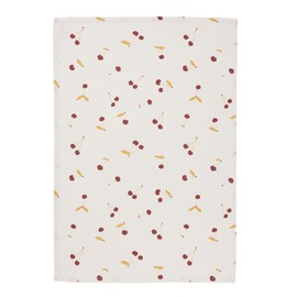 Coucke Printed Cotton Tea Towel 50 x 75 cm Cherry Design