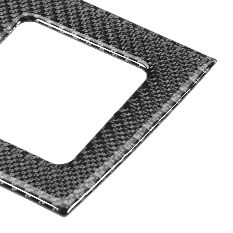 Carbon Fiber Rear Air Outlet Vent Cover Trim Fit for