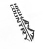 Set of 4pack OEM Silverado Plus Three High Country Emblems