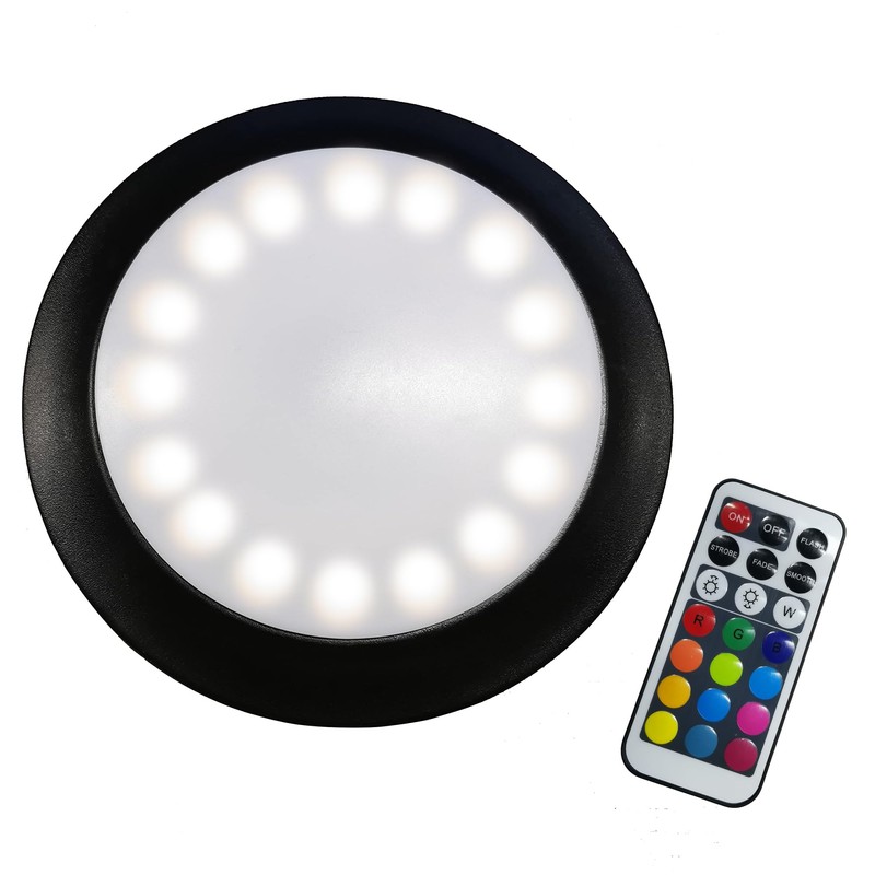 PURPLE LEAF Patio Umbrella Light with Remote Control Rechargeable with