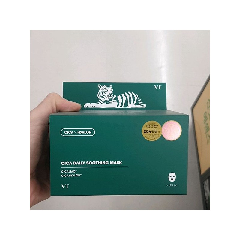 VT Cica Daily Soothing Mask 30 sheets 350g / 브이티