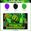 Green Hero Birthday Party Supplies, Cartoon Green Hero Party Favors,