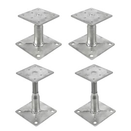 RYANSTAR RACING RV Steps Stabilizer Adjustable Floor Support Jacks - Set of 4, Ideal for Floor Joists,Mini Screw Jack (3.5" to 6" Extension)
