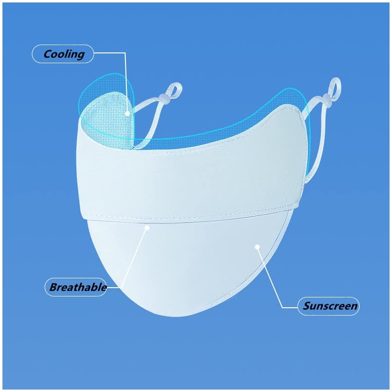 Ligart UV Face Mask Washable Reusable Exercise Breathable Sun Protection