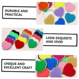 LALAFINA 28pcs Fashionable Decorative Coat Patches Wear-Resistant Compact Patches for Clothing Accessories