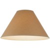 Cal Lighting SH-8109-17-KF 11 in. Vertical Basic Coolie Linen Hardback