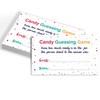 Antgiftshop Candy Guessing Game Cards, Games Activities and Decorations, 50-Pack.